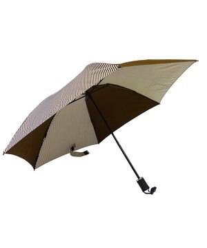  【UVカット90%以上】【数量限定】 UNISEX 折傘 55cm BRN-STP T737