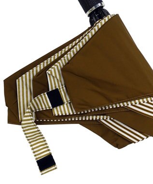 +RING 【UVカット90%以上】【数量限定】 UNISEX 折傘 55cm BRN-STP T737 ブラウン