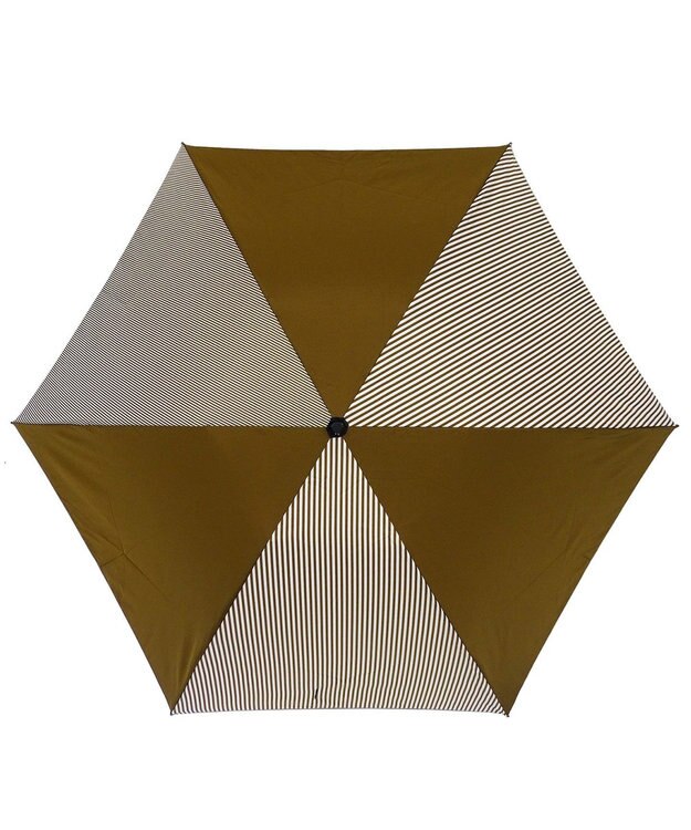 +RING 【UVカット90%以上】【数量限定】 UNISEX 折傘 55cm BRN-STP T737 ブラウン