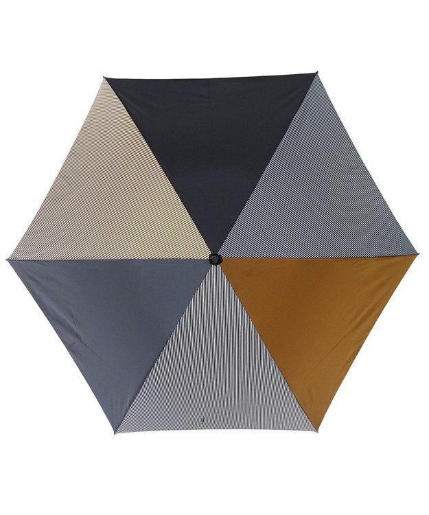 +RING 【プラスリング】【数量限定】 UNISEX 折傘 55cm MLT-STP T740 マルチカラー