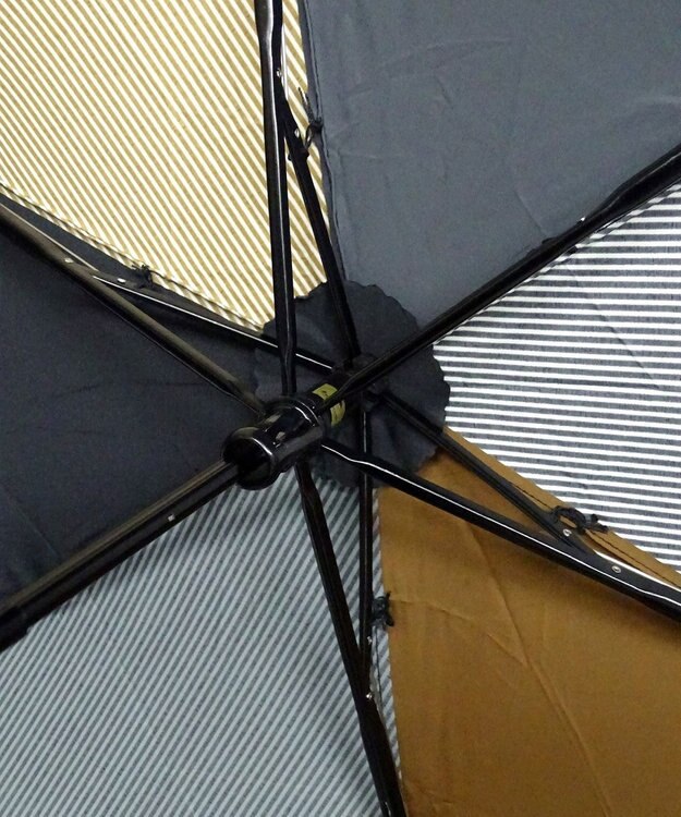 +RING 【プラスリング】【数量限定】 UNISEX 折傘 55cm MLT-STP T740 マルチカラー