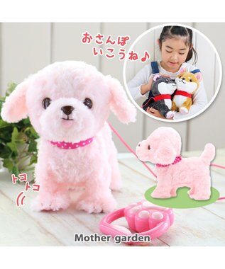 シリーズ累計販売 700個突破 マザーガーデン もこもこプードルくん 茶 単品 動く 犬のぬいぐるみ いっしょに一緒にお散歩 わんちゃん 歩く おもちゃ わんわん 動くおもちゃ 女の子 男の子 お家遊び 家遊び 玩具 Mother Garden ファッション通販 公式通販