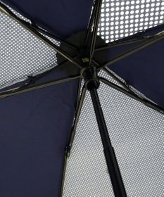 +RING レディース向け プラスリング 簡単開閉式折傘55cm NVY-DOT T744