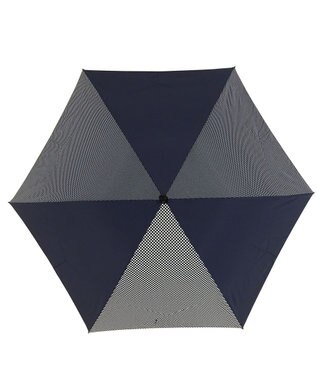 +RING レディース向け プラスリング 簡単開閉式折傘55cm NVY-DOT T744 紺