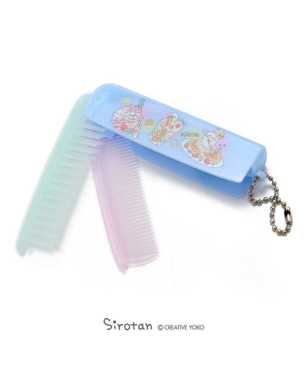 しろたん カフェ柄 折りたたみブラシ コーム ２ｗａｙ Mother Garden ファッション通販 公式通販 オンワード クローゼット