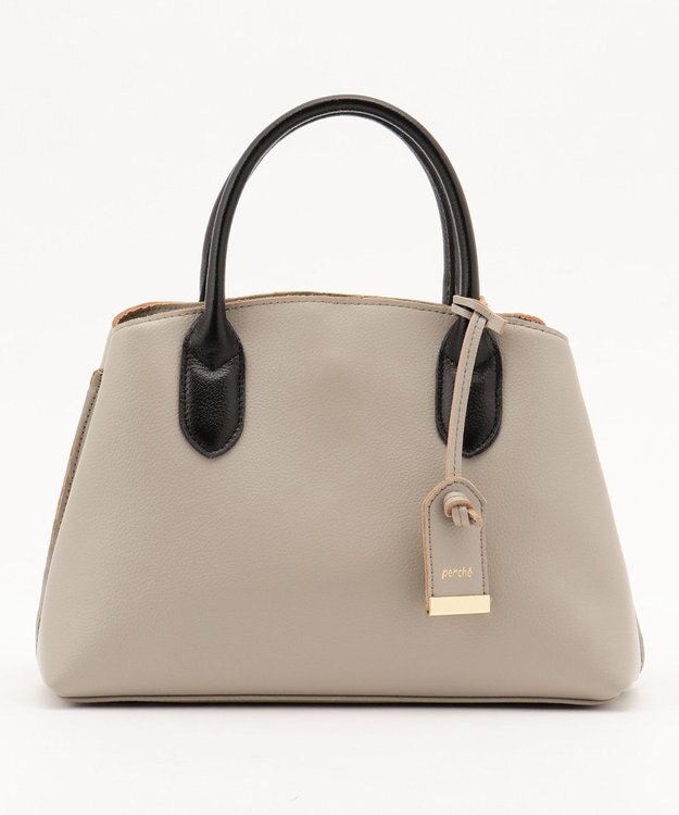 UNBILLION perche やぎ革ユーティリティトートバッグS グレーブラック