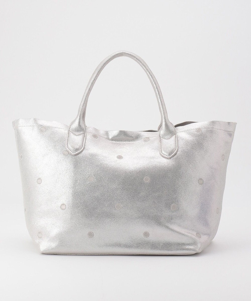 UNBILLION ペルケ perche / 牛革ドット刺繍トートバッグ 