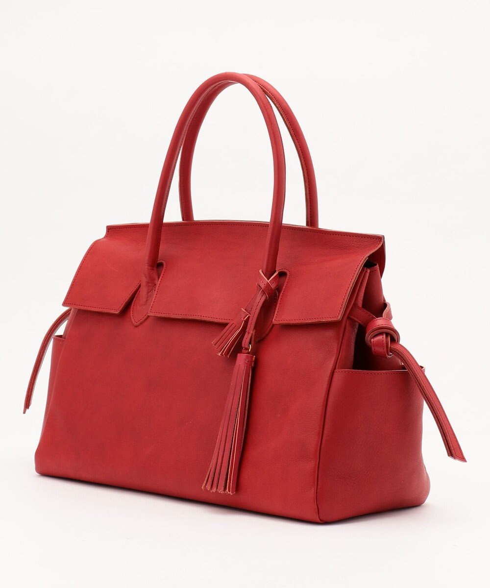 UNBILLION 【テレビ ドラマ着用アイテム】perche 姫路オイルレザーフラップ付きトートバッグ 