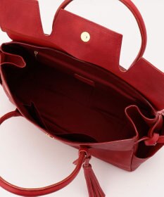 UNBILLION 【テレビ ドラマ着用アイテム】perche 姫路オイルレザーフラップ付きトートバッグ