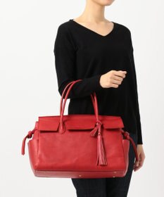 UNBILLION 【テレビ ドラマ着用アイテム】perche 姫路オイルレザーフラップ付きトートバッグ