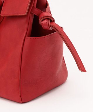 UNBILLION 【テレビ ドラマ着用アイテム】perche 姫路オイルレザーフラップ付きトートバッグ レッド