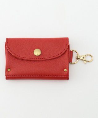 UNBILLION perche イタリア製牛革キーケース レッド