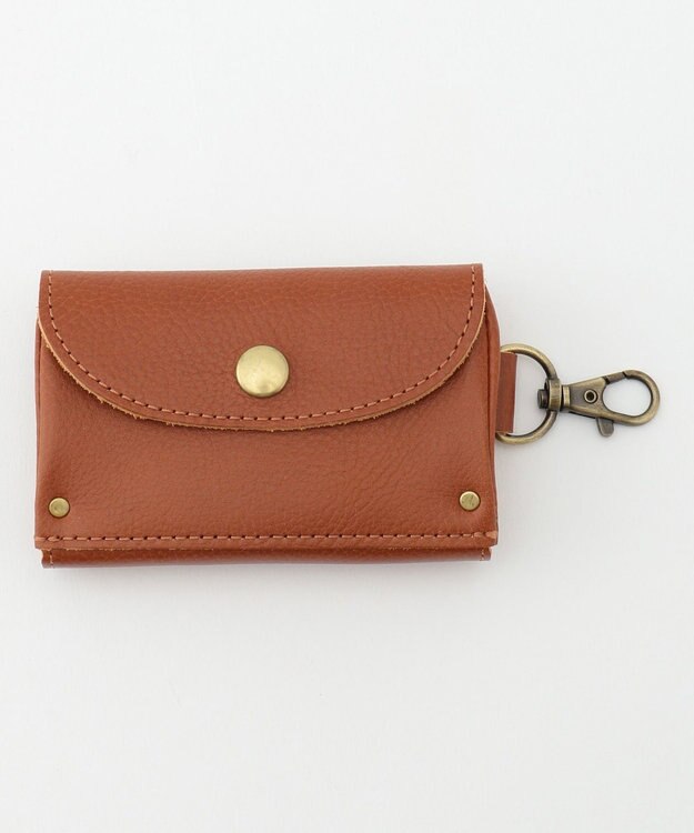 UNBILLION perche イタリア製牛革キーケース ブラウン