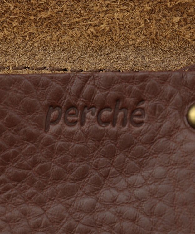 UNBILLION perche イタリア製牛革キーケース チョコ