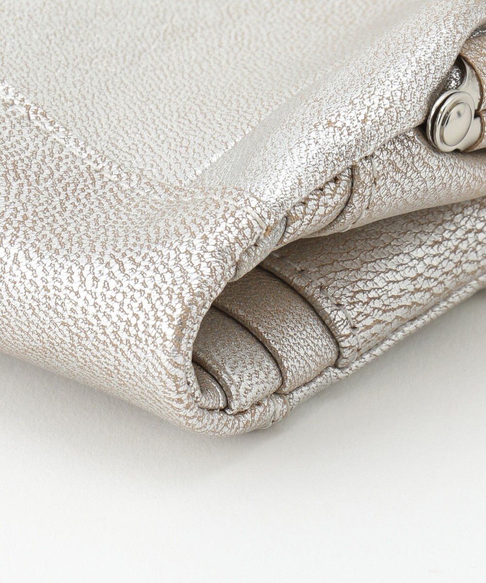 UNBILLION perche エアリーゴート外がま口2つ折り財布 