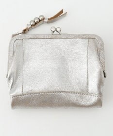 UNBILLION perche エアリーゴート外がま口2つ折り財布