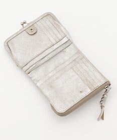 UNBILLION perche エアリーゴート外がま口2つ折り財布