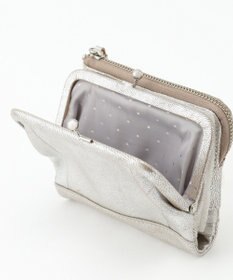 UNBILLION perche エアリーゴート外がま口2つ折り財布
