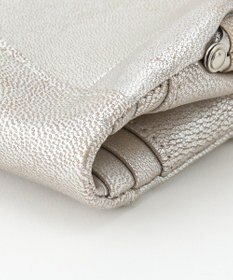 UNBILLION perche エアリーゴート外がま口2つ折り財布