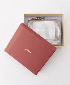 UNBILLION perche エアリーゴート外がま口2つ折り財布