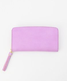 UNBILLION perche 姫路レザー型押しラウンドファスナー長財布