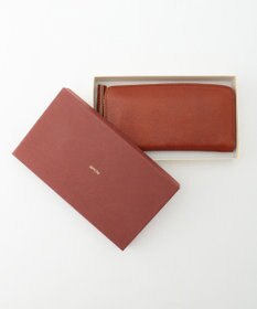 UNBILLION perche 姫路レザー型押しラウンドファスナー長財布