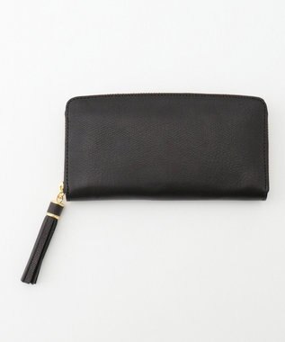 UNBILLION perche 姫路レザー型押しラウンドファスナー長財布