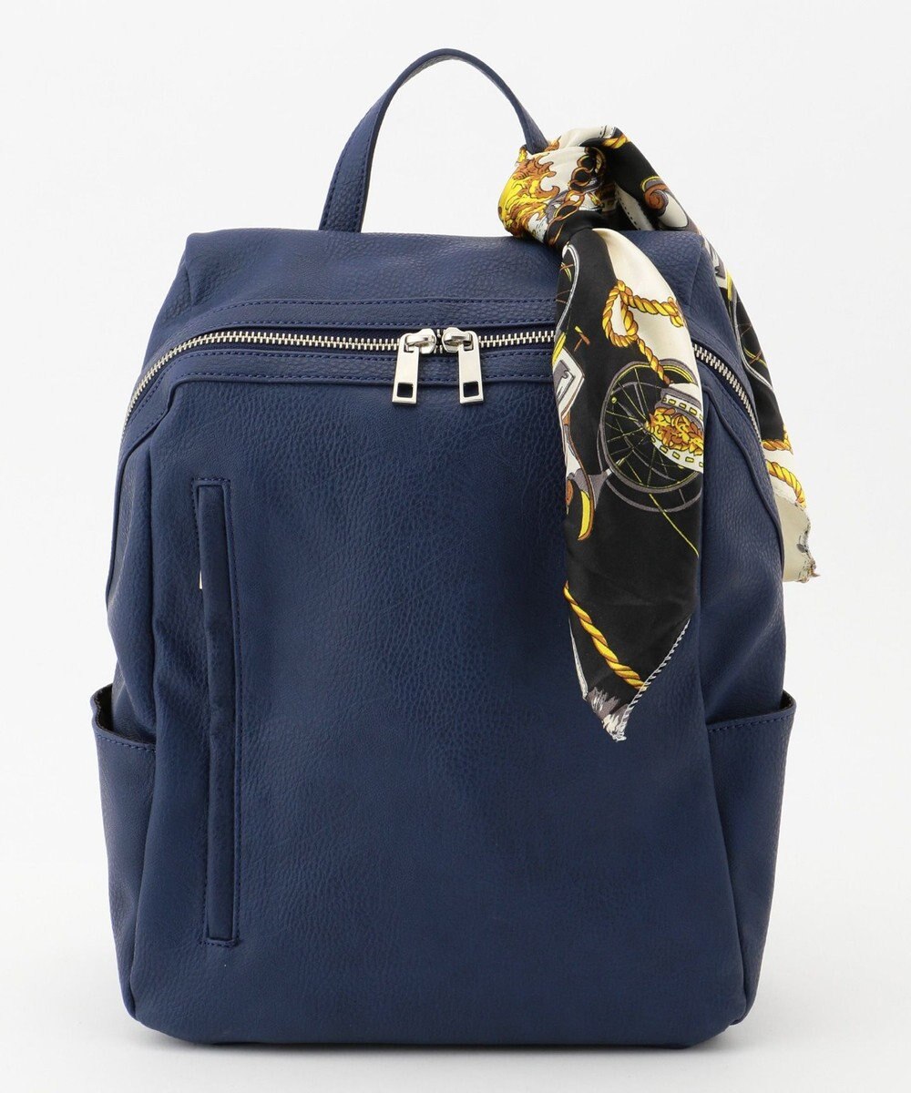 UNBILLION 【テレビ ドラマ着用アイテム】cachecache スカーフ付きファスナーリュック 