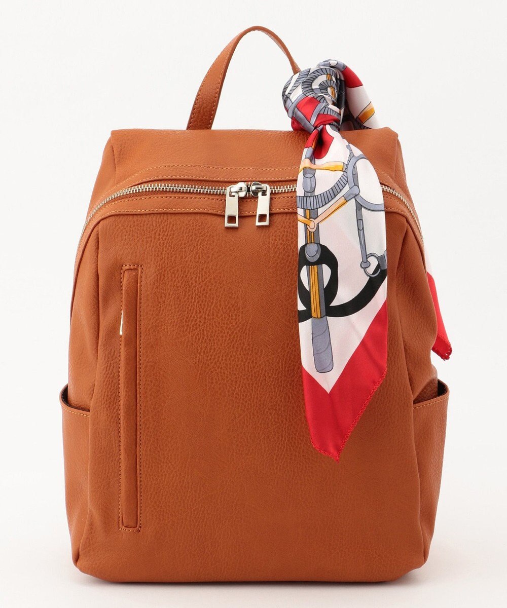 UNBILLION 【テレビ ドラマ着用アイテム】cachecache スカーフ付きファスナーリュック 