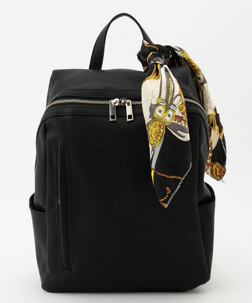 UNBILLION 【テレビ ドラマ着用アイテム】cachecache スカーフ付きファスナーリュック 