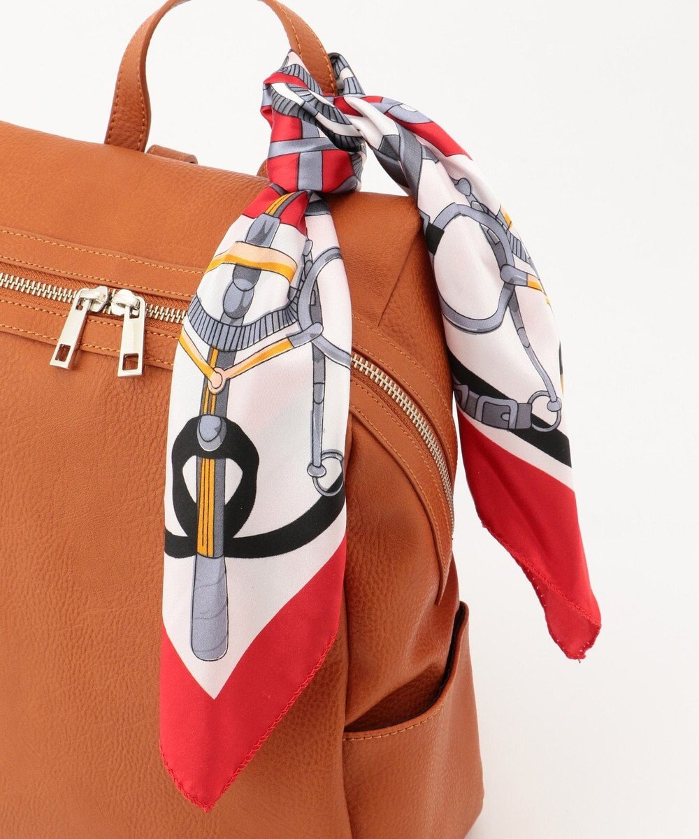 UNBILLION 【テレビ ドラマ着用アイテム】cachecache スカーフ付きファスナーリュック 