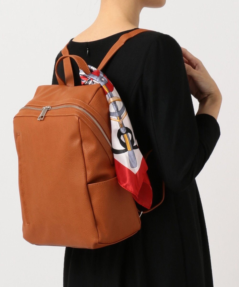 UNBILLION 【テレビ ドラマ着用アイテム】cachecache スカーフ付きファスナーリュック 