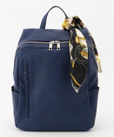 UNBILLION 【テレビ ドラマ着用アイテム】cachecache スカーフ付きファスナーリュック