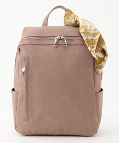 UNBILLION 【テレビ ドラマ着用アイテム】cachecache スカーフ付きファスナーリュック