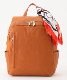 UNBILLION 【テレビ ドラマ着用アイテム】cachecache スカーフ付きファスナーリュック