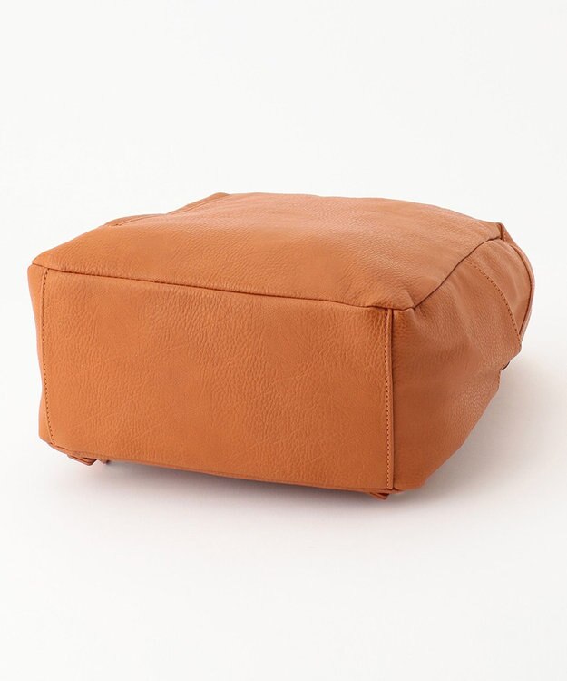 UNBILLION 【テレビ ドラマ着用アイテム】cachecache スカーフ付きファスナーリュック キャメル