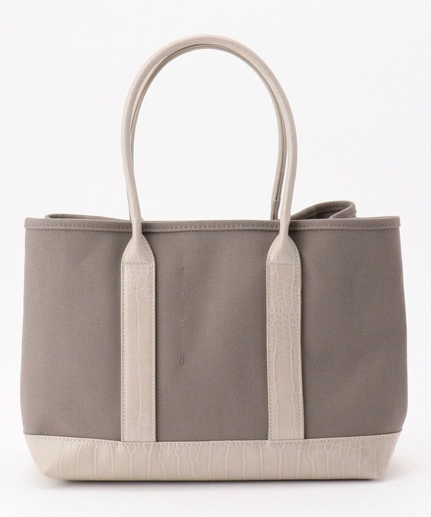 UNBILLION cachecache パーテーションキャンバストートバッグL グレー