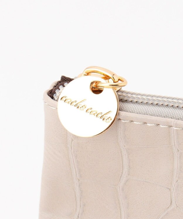 UNBILLION cachecache パーテーションキャンバストートバッグL グレー