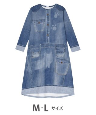 ワンピース ロング袖 ロング丈 デニム風プリント ワコール Ulq124 Tsumori Chisato Sleep ファッション通販 公式通販 オンワード クローゼット