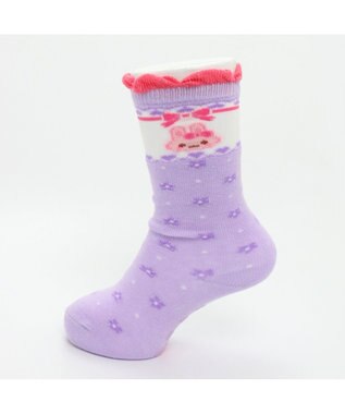 うさもも ハイソックス 花柄薄紫 13 16cm 靴下 Mother Garden ファッション通販 公式通販 オンワード クローゼット