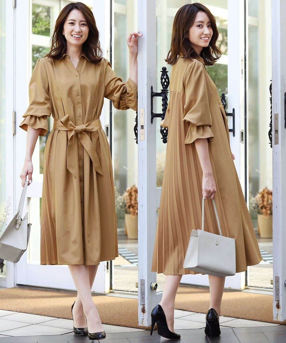 洗える 後ろ姿で魅せる バックプリーツシャツワンピース Tiaclasse ファッション通販 公式通販 オンワード クローゼット 洗える 後ろ姿で魅せる バックプリーツシャツワンピース Tiaclasse ファッション通販 公式通販 オンワード クローゼット