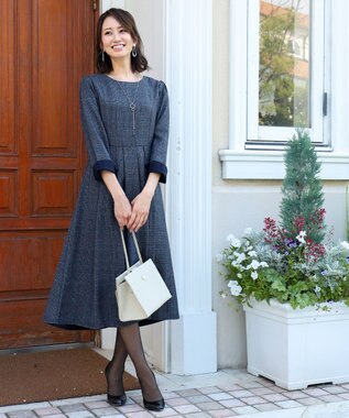 洗える 大人女性が選ぶ グレンチェック柄配色ワンピース Tiaclasse ファッション通販 公式通販 オンワード クローゼット 洗える 大人女性が選ぶ グレンチェック柄配色ワンピース Tiaclasse ファッション通販 公式通販 オンワード クローゼット