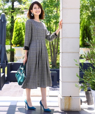 洗える 大人女性が選ぶ グレンチェック柄配色ワンピース Tiaclasse ファッション通販 公式通販 オンワード クローゼット 洗える 大人女性が選ぶ グレンチェック柄配色ワンピース Tiaclasse ファッション通販 公式通販 オンワード クローゼット