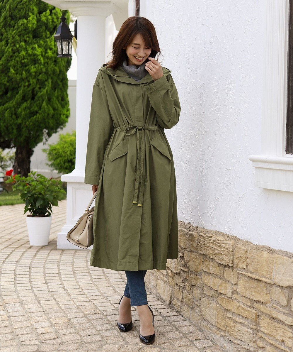 洗える 撥水加工 着回し力抜群のロングマウンテンパーカー Tiaclasseファッション通販 公式通販 オンワード クローゼット