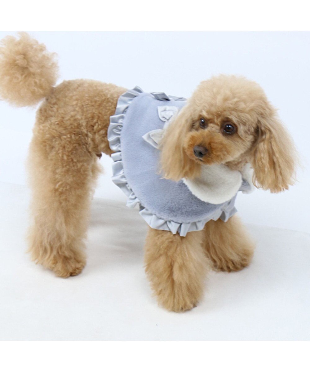 ペットパラダイス リボン ファー ケープ グレー 小型犬 Pet Paradiseファッション通販 公式通販 オンワード クローゼット