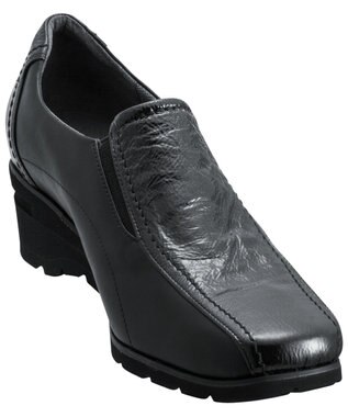 ASICS WALKING ペダラ WC078B 3E ヒール高4.5cm ブラック系