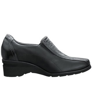 ASICS WALKING ペダラ WC078B 3E ヒール高4.5cm ブラック系