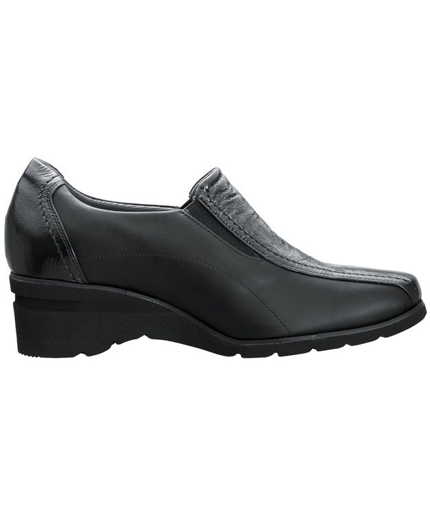 ASICS WALKING ペダラ WC078B 3E ヒール高4.5cm ブラック系