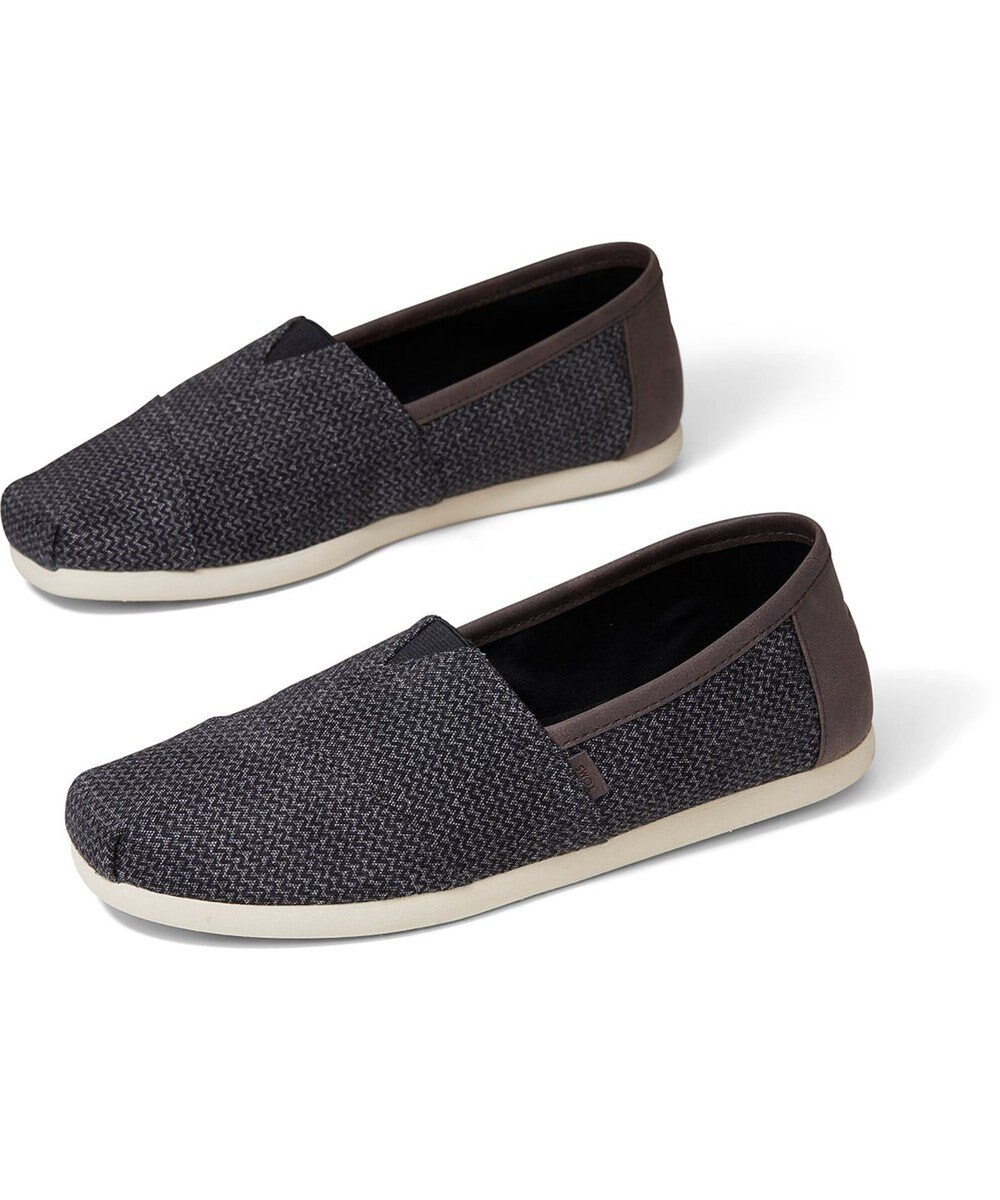 チャコールヘリンボーンダブリュー シンセティックトリム メンズ アルパル Toms ファッション通販 公式通販 オンワード クローゼット