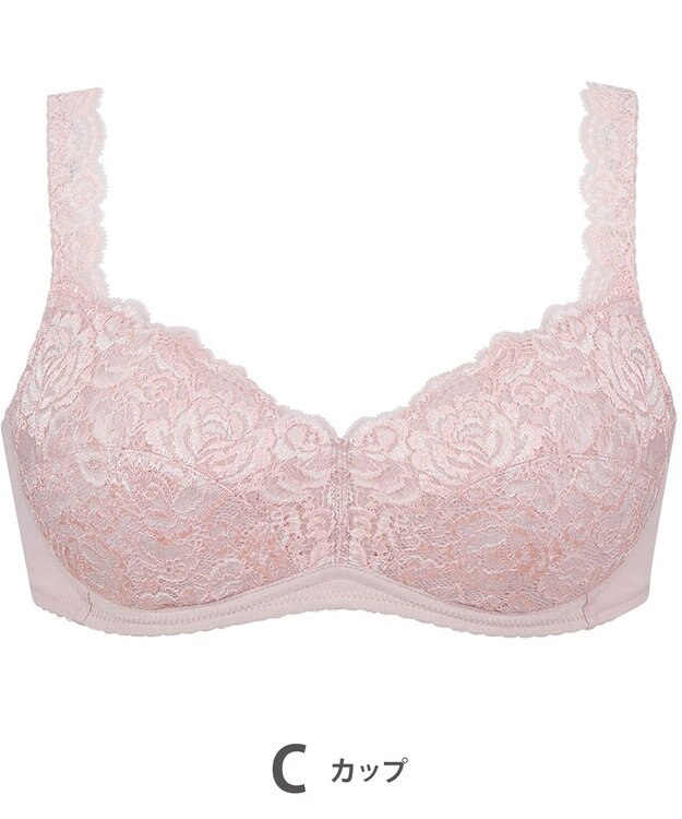 Wing 3/4カップブラ　ノンワイヤー　ウイング／ワコール　NB3022 ピーチ
